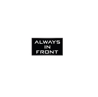 Tyr Always In Front Bag Patch