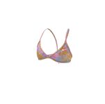 Nike Women Hydrastrong Multi Print Lace Up Tie Back Bikini Top