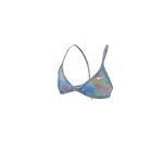 Nike Women Hydrastrong Multi Print Lace Up Tie Back Bikini Top