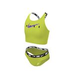 Nike Girls Logo Tape Crossback Midkini Set