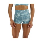 Tyr Base Kinetic Women's High-Rise 2in Shorts - Aqueous product image