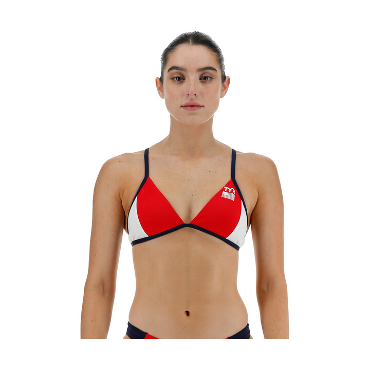 TYR Women's Standard Triangle Tieback Bikini Top - Sol product image