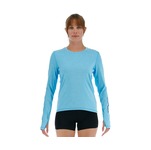 Tyr SunDefense Women's Vented Long Sleeve Crew Shirt - Solid
