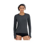 Tyr SunDefense Women's Vented Long Sleeve Crew Shirt - Solid