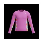 Speedo Long Sleeve Printed Splice Rashguard