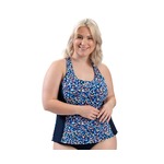 Aquashape Women's Wanderlust Twist Back Tankini Swimsuit Top