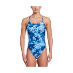 Nike Women's HydraStrong Multi Print Cutout One Piece Swimsuit