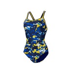 SLS Dolfin XTRASLEEK ECO Womens Print DBX Back 1-Piece Suit