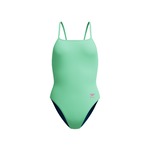 Speedo Womens Solid Web Back One Piece