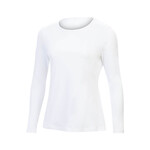 FSA Dolfin Womens Solid Crew Neck Long Sleeve Rash Guard 
