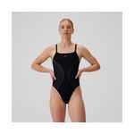 Speedo Women's Printed Active Back One Piece Swimsuit