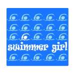 BaySix Swimmer Girl Mousepad